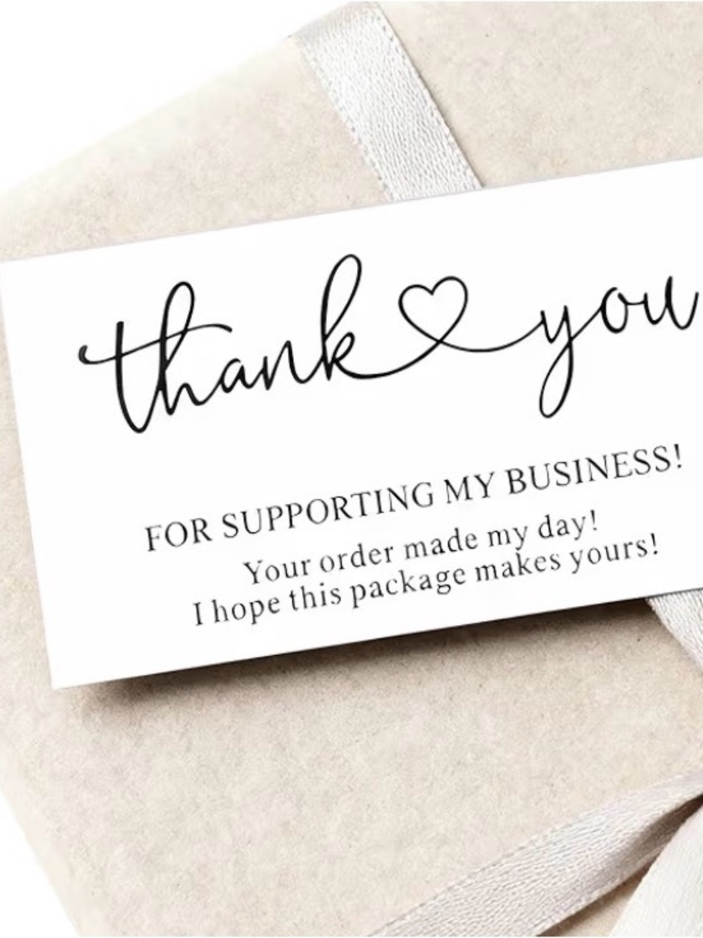 200 Thank You cards My Business ,2 x 3.5 Inches / 9 x 5 cm  Bulk
